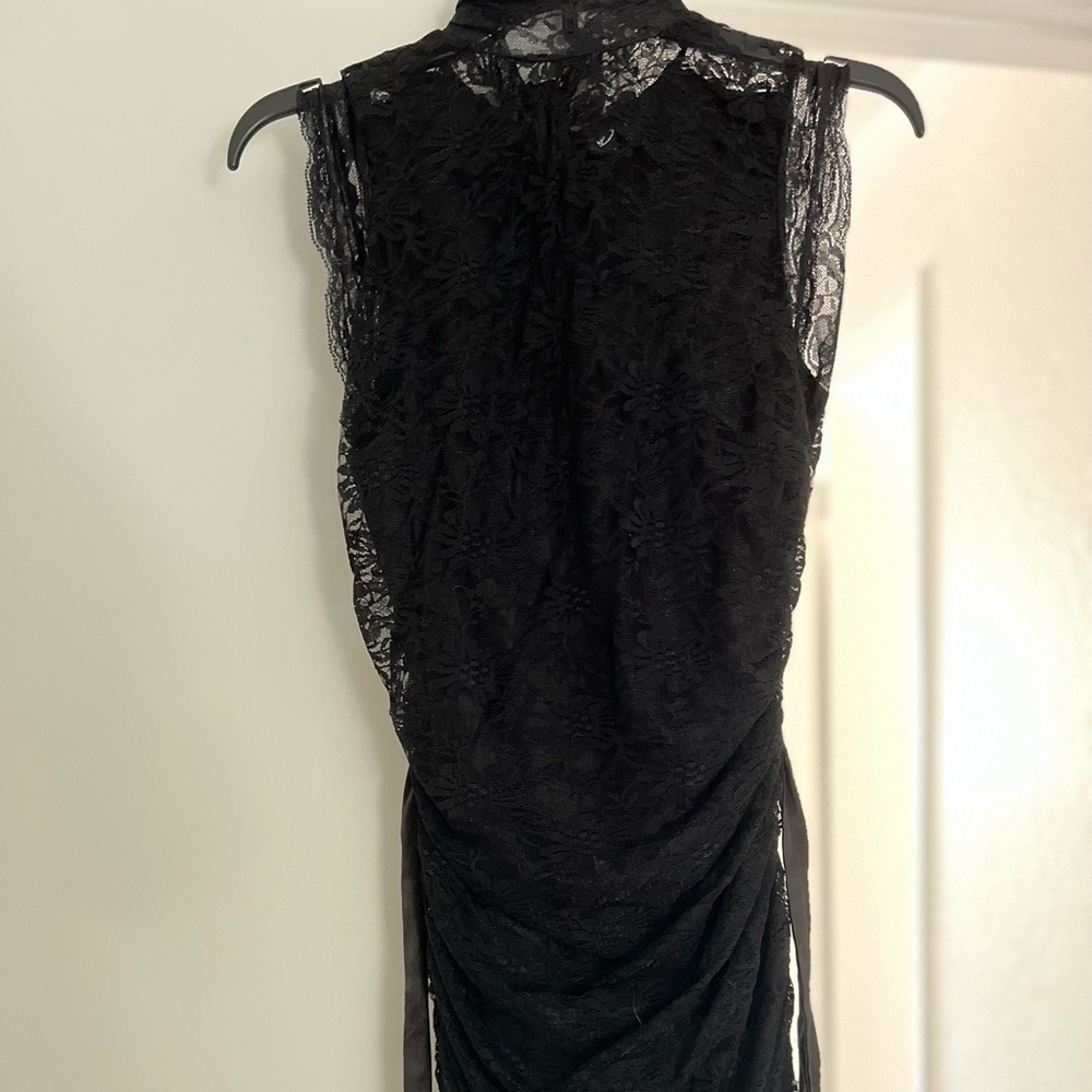 Black mini dress